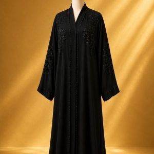 Midnight Bloom Luxury Abaya